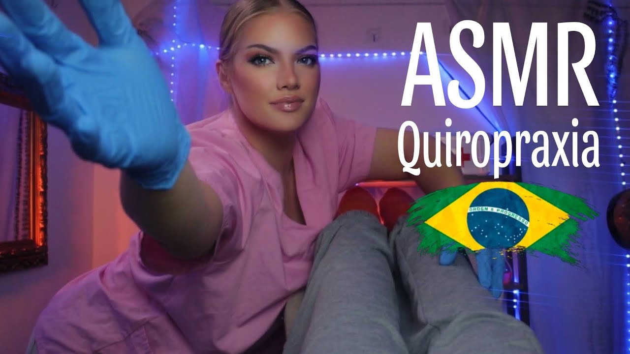 ASMR Consultorio de Quiropraxia | Te Ajustando e Massageando até vc DORMIR