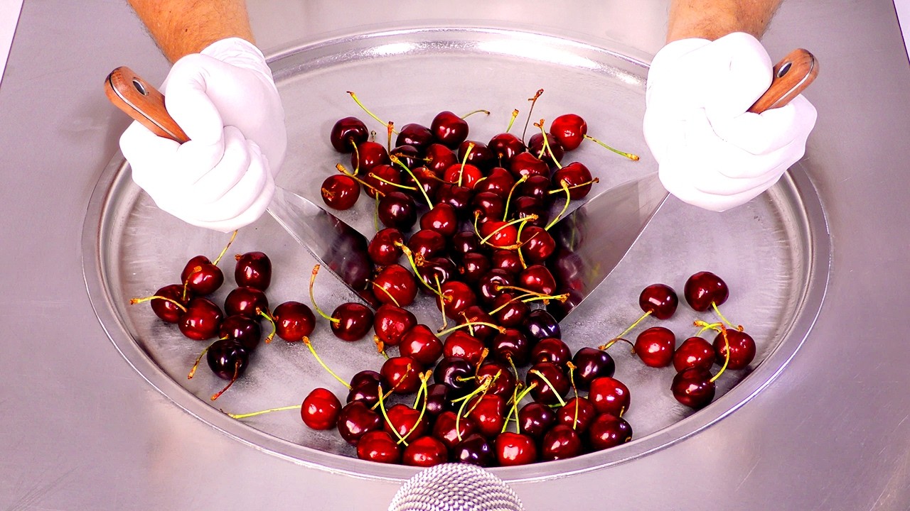 Массивный взрыв роллов с вишнёвым мороженым! 🍒💥 (АСМР)