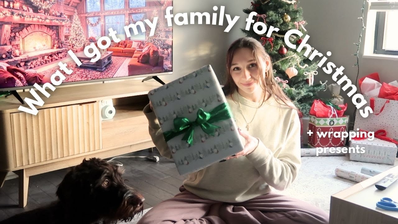 What I got my family & friends for Christmas! | + wrapping presents