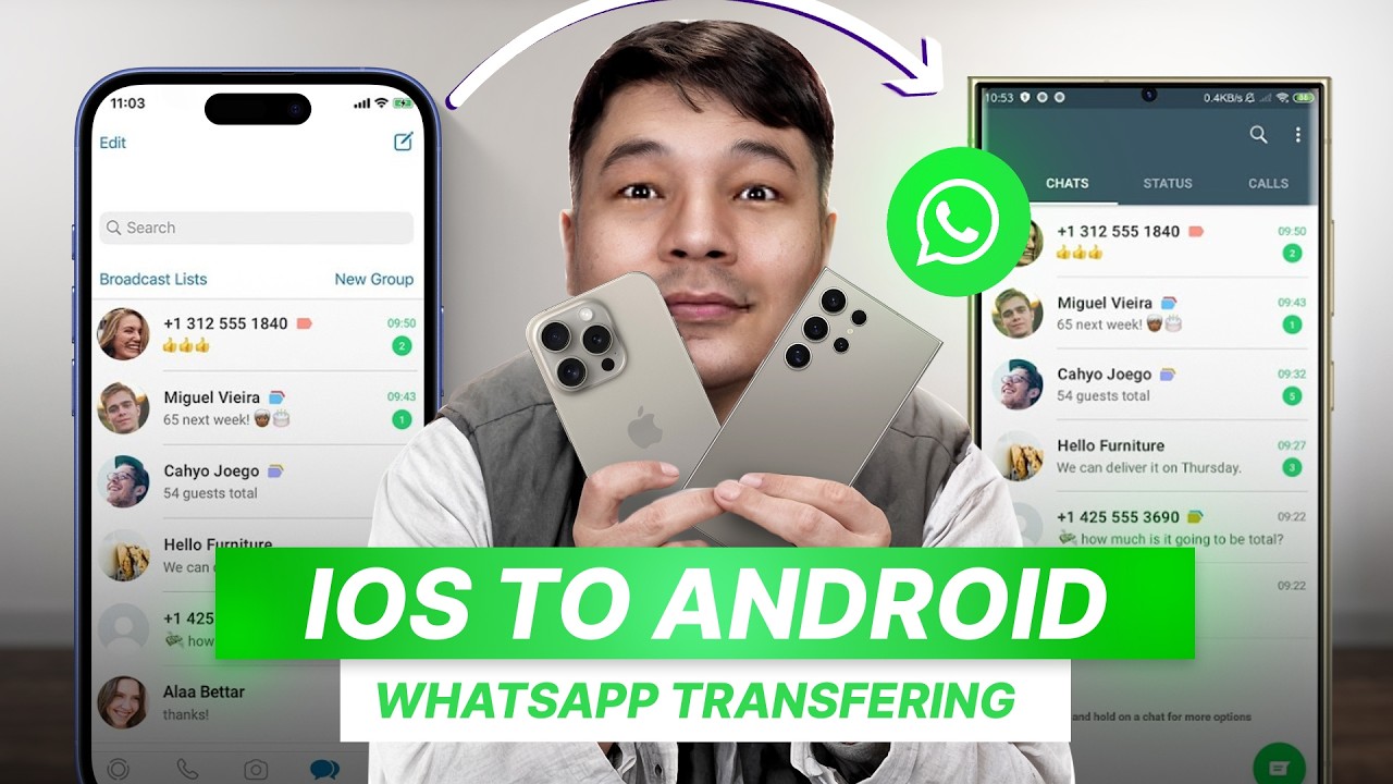 [2 Ways] How to Transfer Whatsapp From iPhone To Android | Whatsapp iPhone to Android