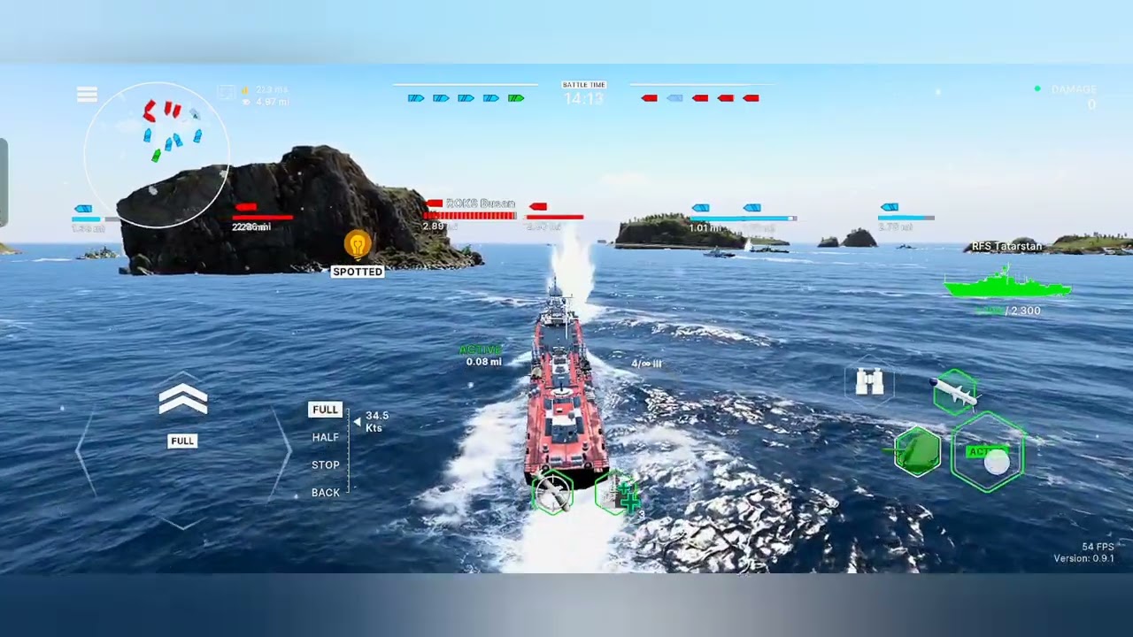 Taking Down the Enemy Warship!”🚢