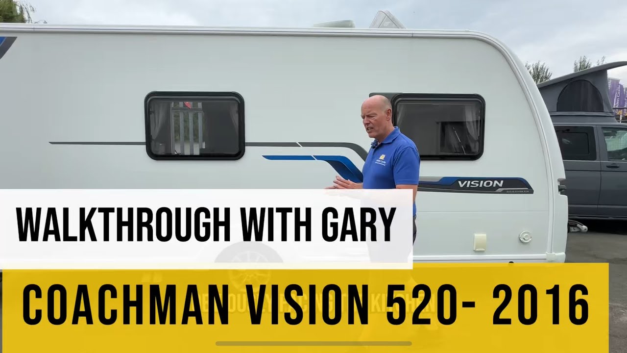 🚐 Used 2016 Coachman Vision 520 – 4 Berth Caravan Walkaround | Spacious Lounge & End Washroom