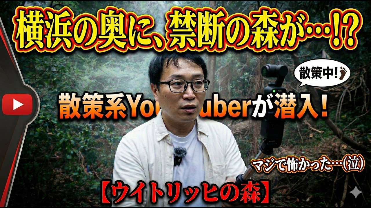 【ガチ秘境】横浜の住宅街を抜けたら「禁断の森」に迷い込みました【ウイトリッヒの森】