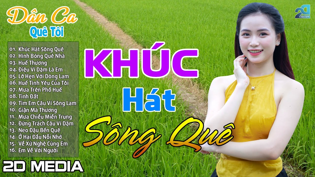 KHÚC HÁT SÔNG QUÊ - Nhạc Dân Ca Xứ Nghệ Mới Ra Lò Cực Hay - LK Nhạc Sống Thôn Quê Gái Xinh 2025