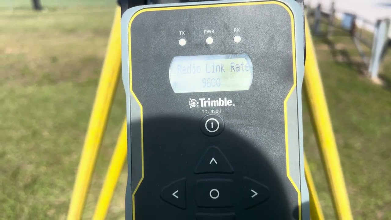 Serial Baud and Radio Link Rate for Trimble TDL 450 Radio