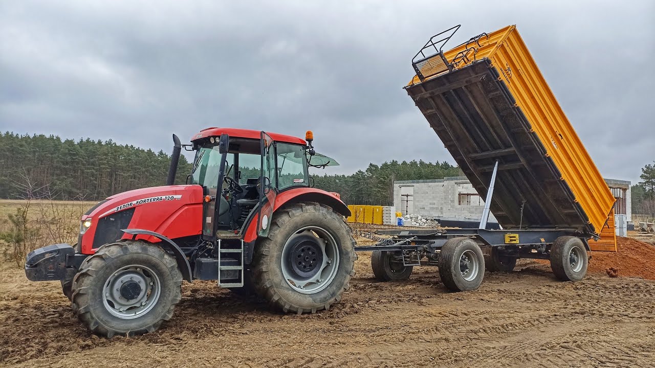 Transport piasku ze żwirowni ☆ Zetor Forterra 120 ☆ Wielton long 12☆ Cabview ☆
