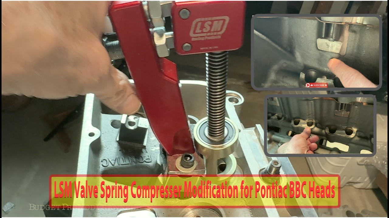 LSM Valve Spring Compressor Modification for Pontiac ProStock BBC Heads