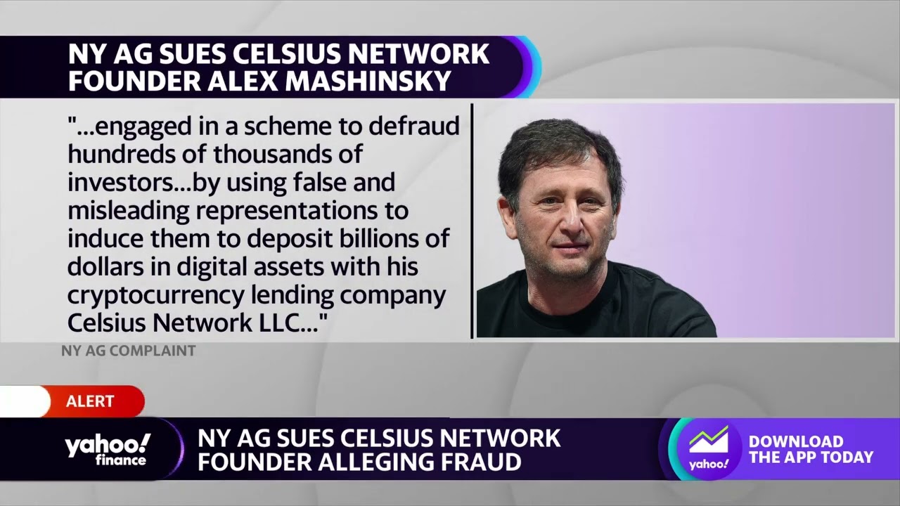 NY AG sues former Celsius CEO Alex Mashinsky for fraud