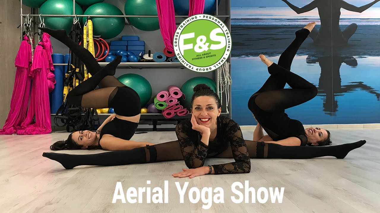 Aerial Yoga Show 2020 - F&S Fitness And Sports &Theta;&epsilon;&sigma;&sigma;&alpha;&lambda;&omicron;&nu;ί&kappa;&eta;
