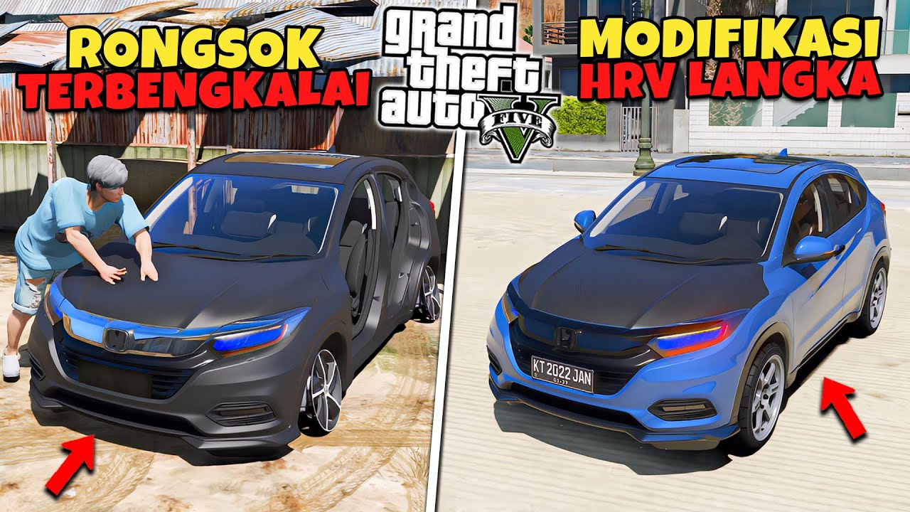 Aku Menemukan Mobil HRV Langka Rongsok Terbengkalai Di Gudang - GTA 5 MOD