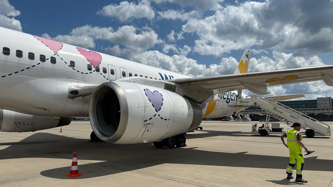 Condor Boing 757-300 Flug mit Verspätung von Düsseldorf international Airport nach Fuerteventura