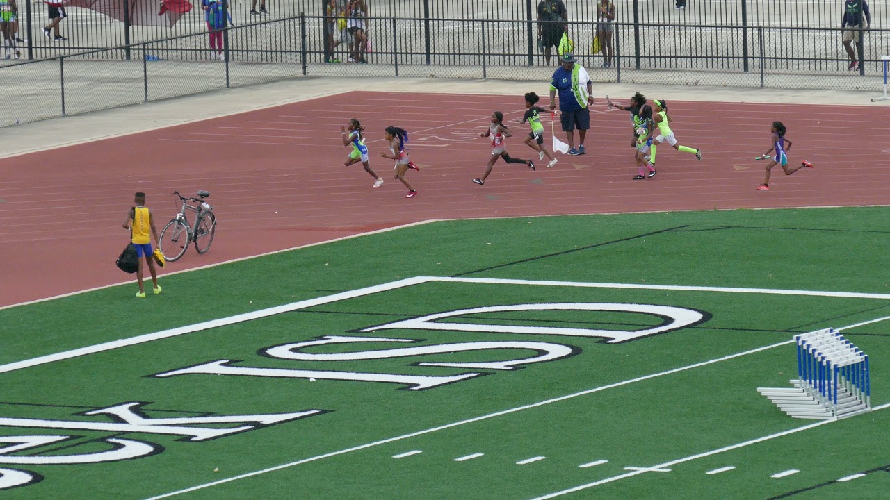 2021 AAU Track and Field Region 17 - Girls 4x100 Meter Relay 8 under