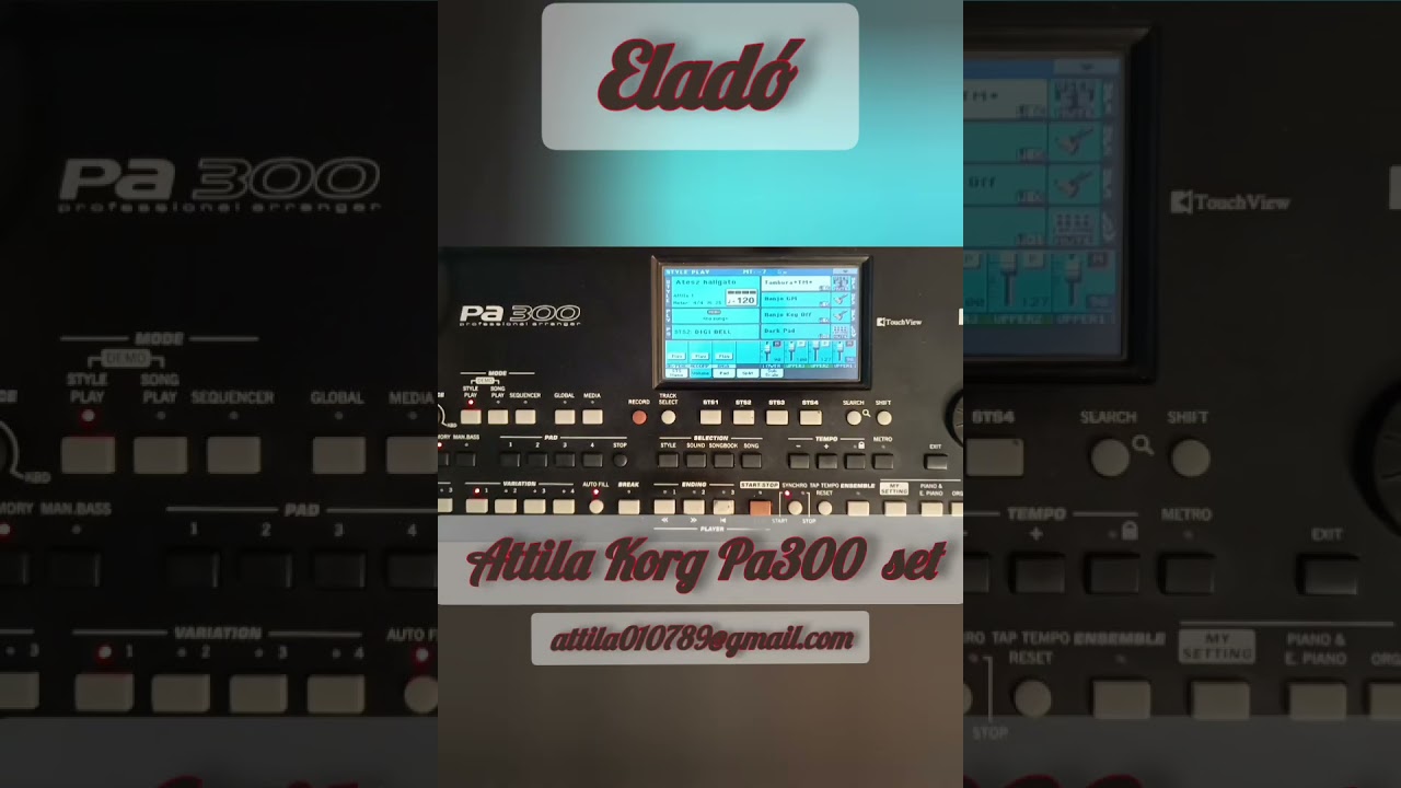 Attila Korg Pa300 set