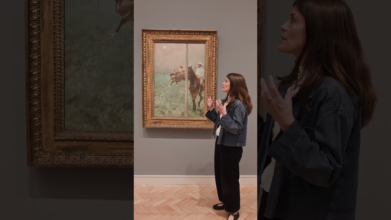 What's that post doing in that painting? 🤔