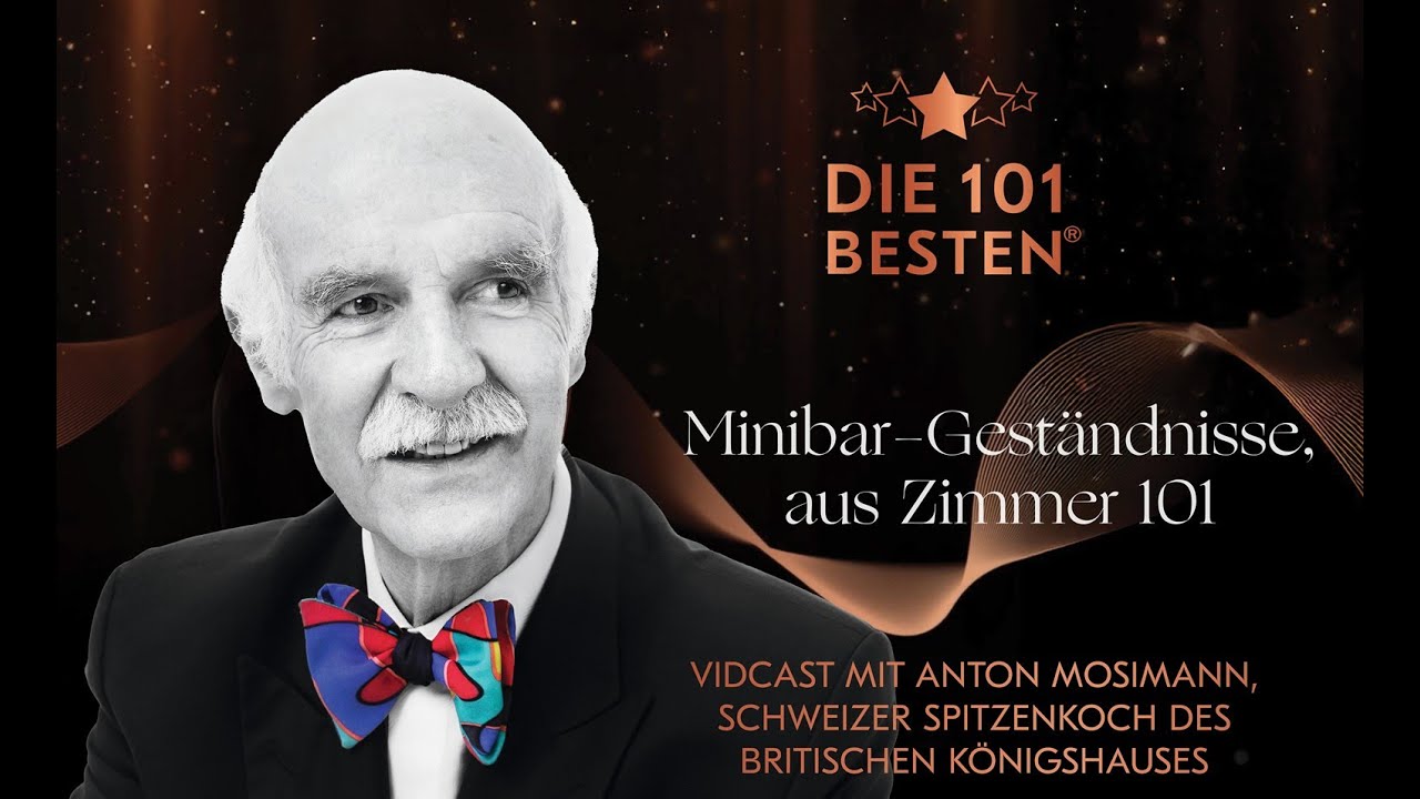 Anton Mosimann auf Besuch an der "Minibar im Zimmer 101"