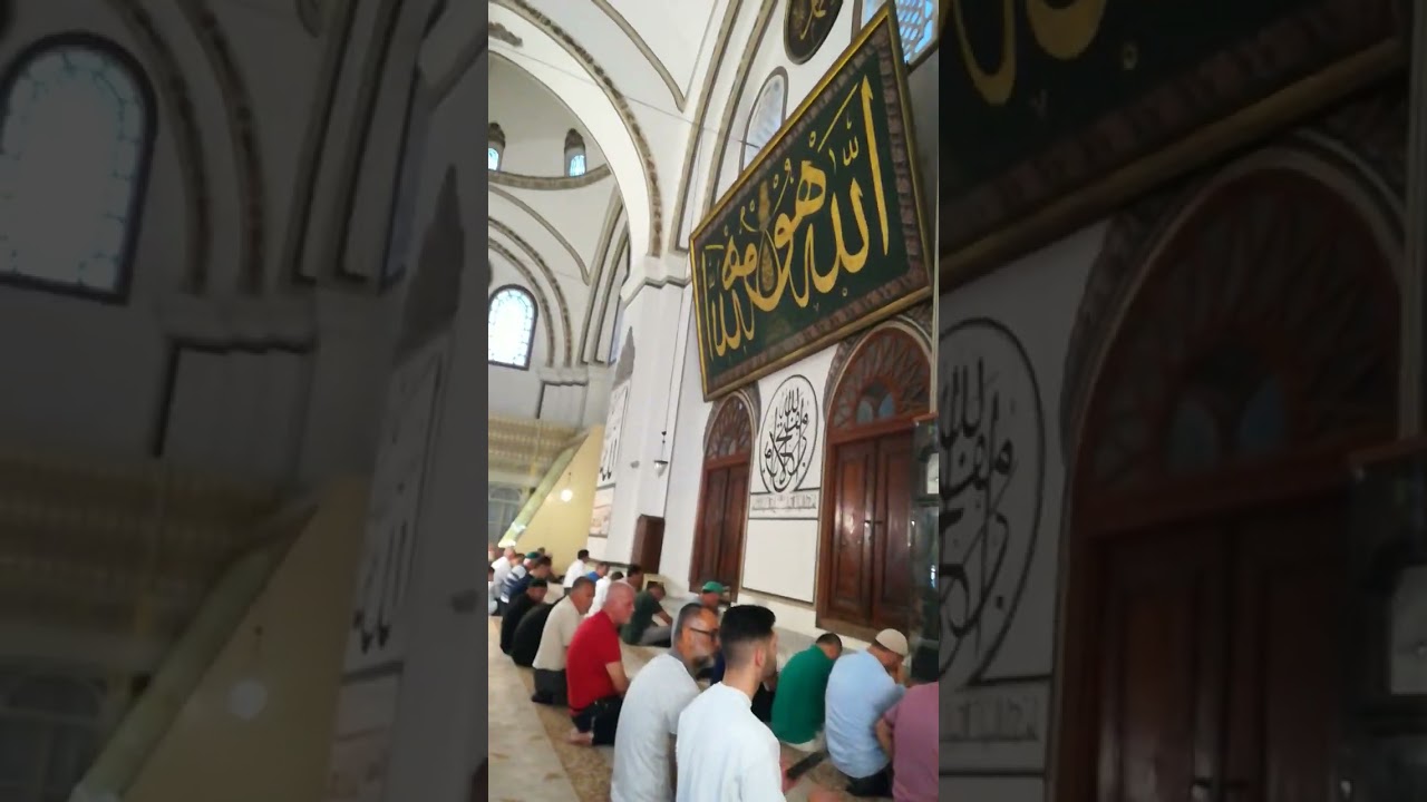 Bursa ulu camii ikindi namazı mihrabiye