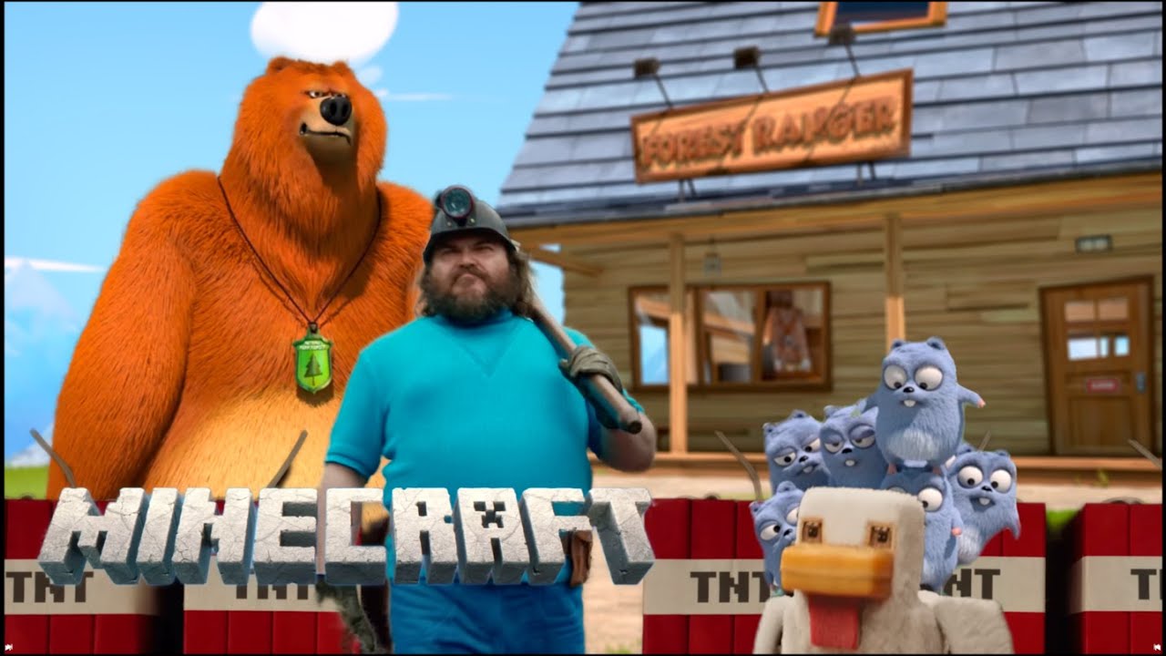 Grizzy & Lemmings - Minecraft Movie parody