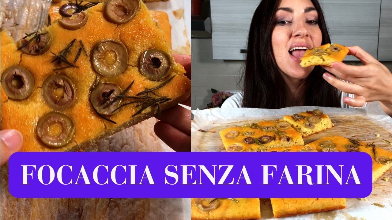 FOCACCIA SOFFICE SENZA FARINA - (Ricetta SENZA GLUTINE)| Diana&Alessio