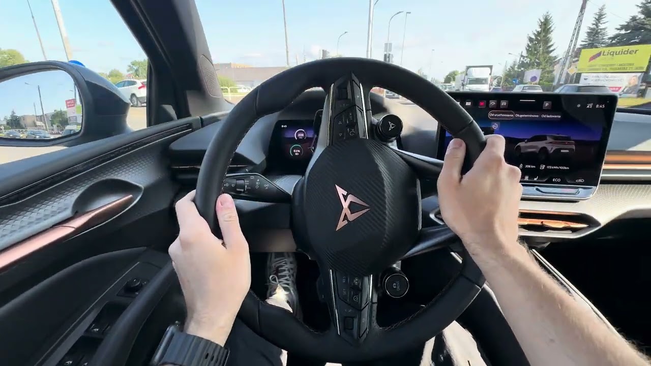 Cupra Raval 2026 Dynamic 211KM 52kWh - drive POV, city consumption