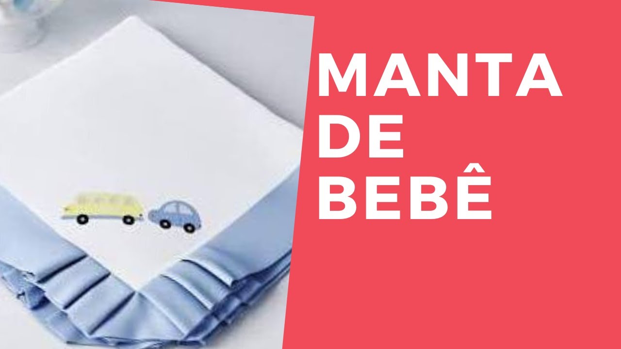 Aula de Manta de bebê canto com pregas