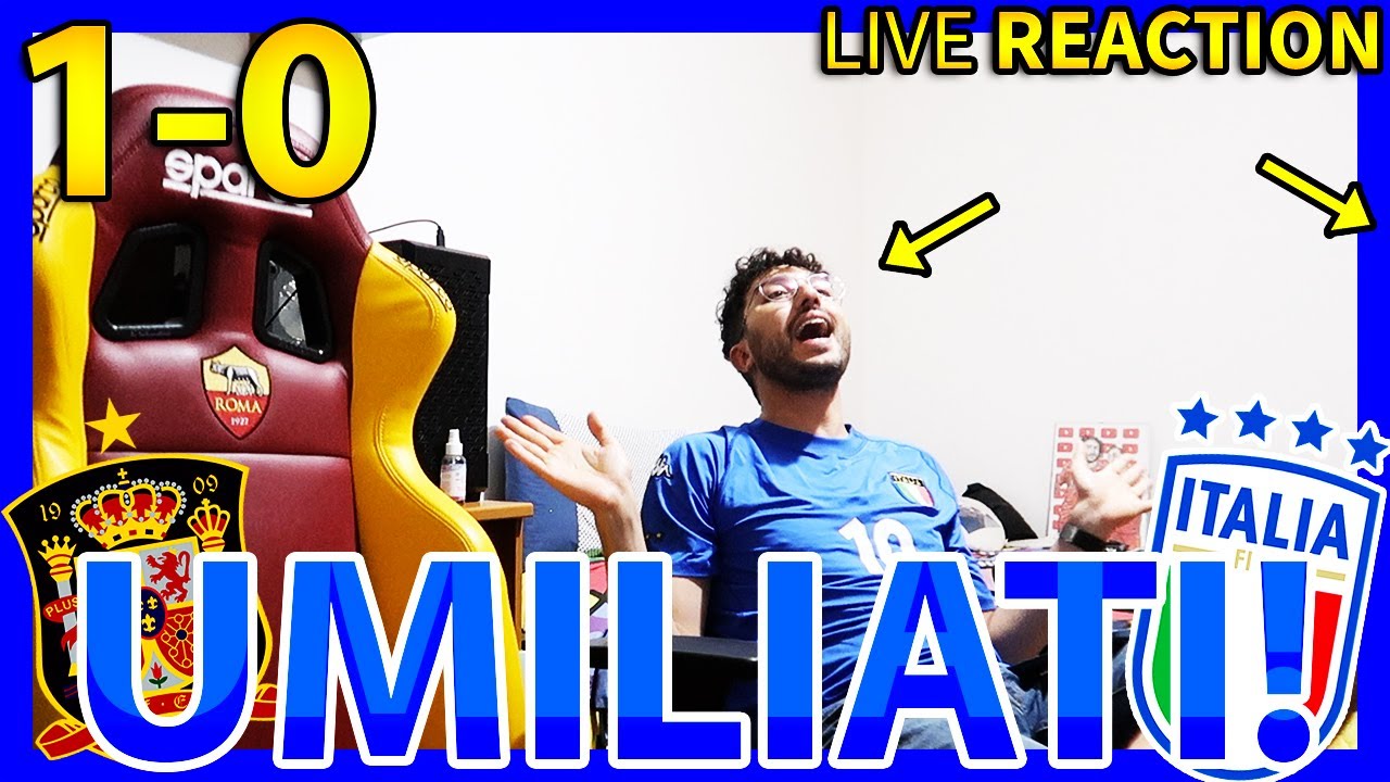 UMILIATI‼️ SPAGNA-ITALIA 1-0 [LIVE REACTION]