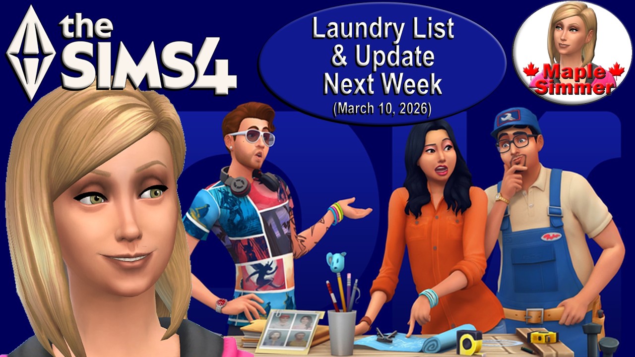 New Laundry List & Sims 4 Game Update Next Week! (Sims 4 News)