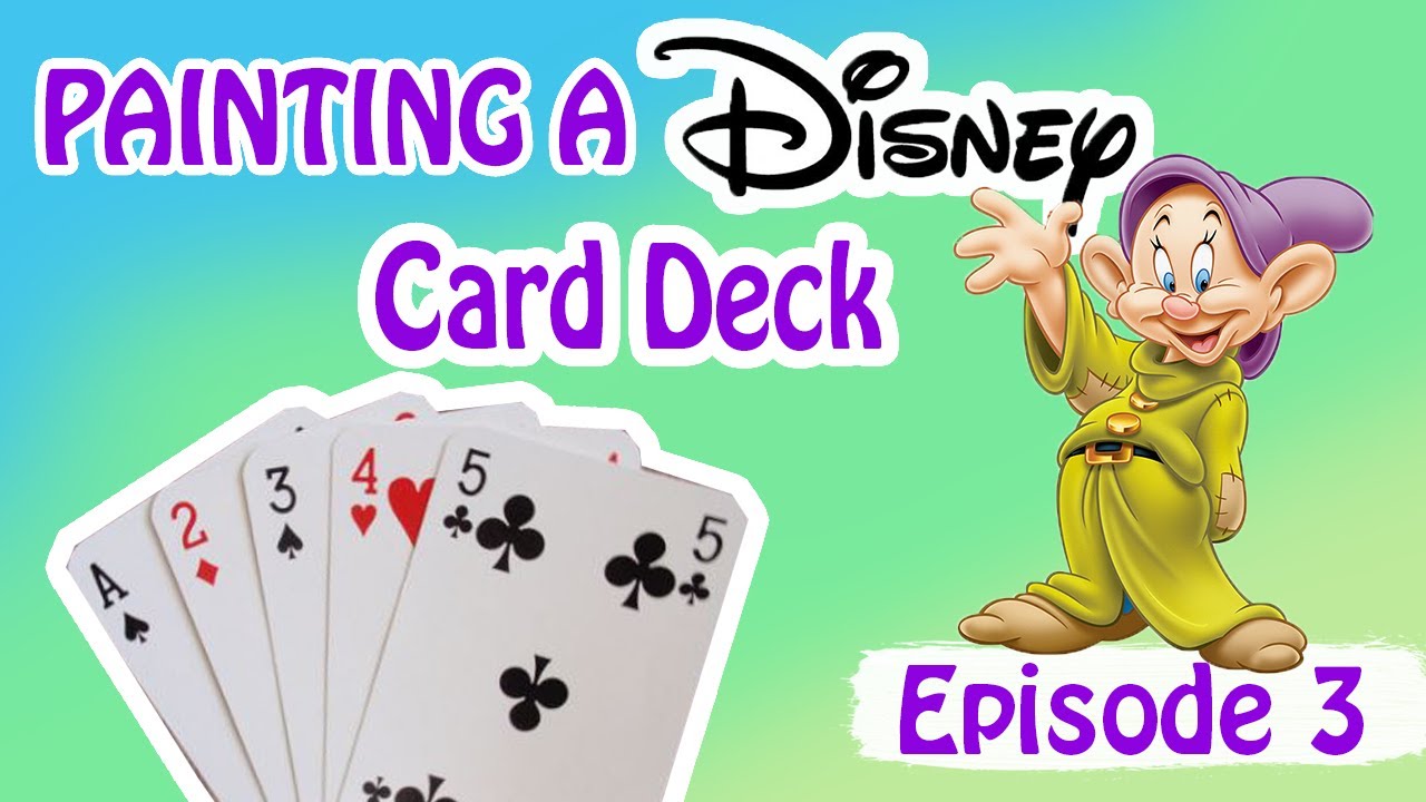 Painting a Disney Card Deck | Episode 3