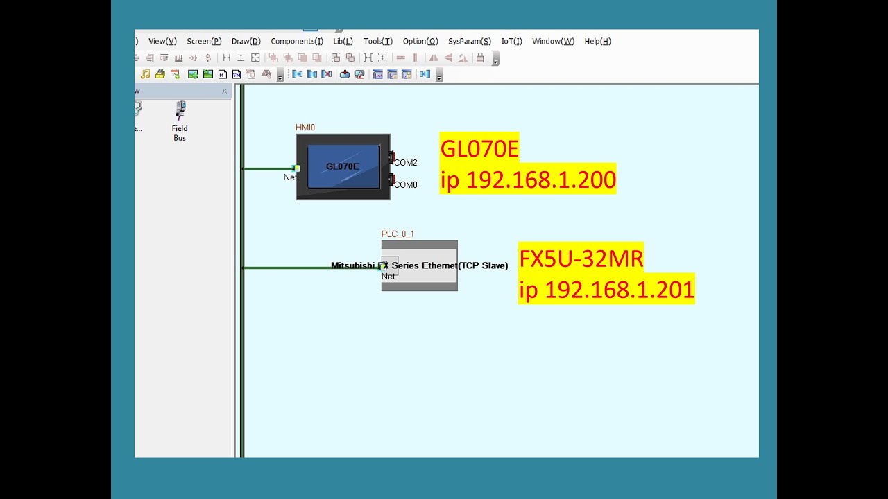 FX5U Connect GL070E  Kinco_EP.19