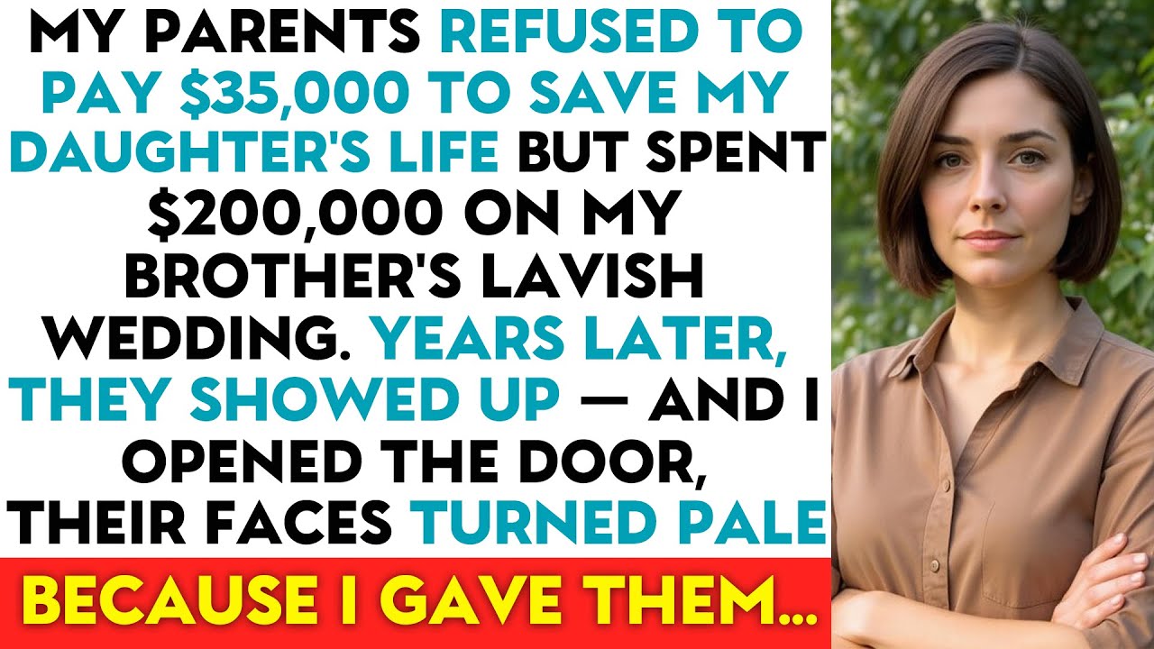 My Parents Spent $200K On A Wedding — But Refused To Save My Daughter's Life, Until I Became Their..