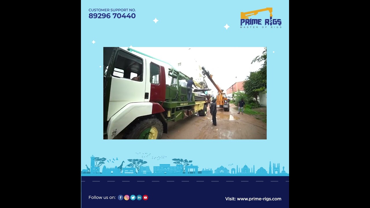 Best Quality Stallion Truck Mounted PDTHR 200 Water Well Drilling Rig It can Drill DTH Cum Rotary
