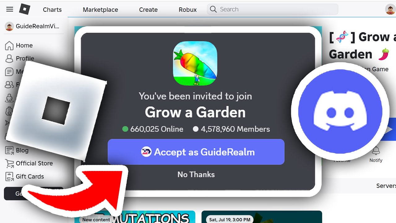 How To Join Grow A Garden Discord Server - Step By Step