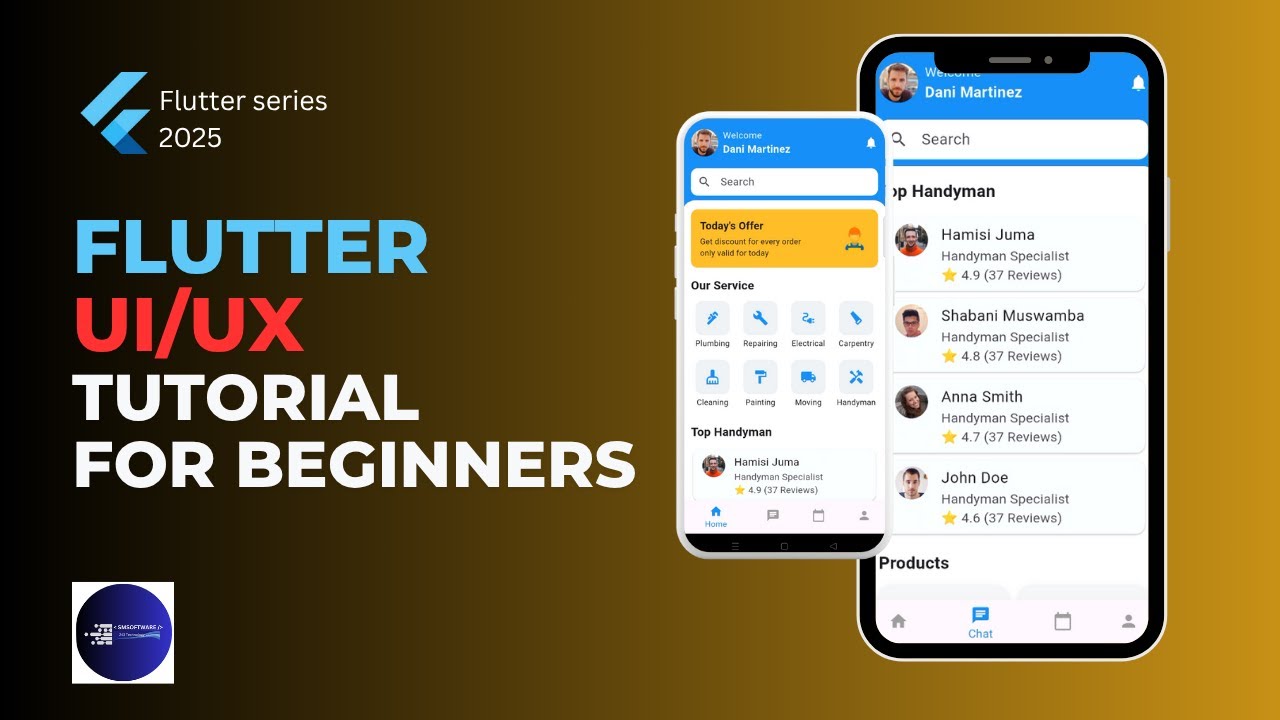 Build a Modern Home Screen UI in Flutter | Full Tutorial for Beginners (2025)