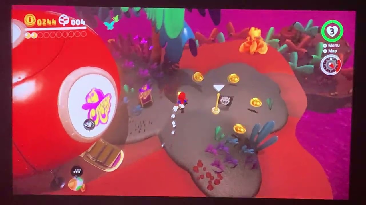 Super Mario Odyssey episode 5: Boss Battle: Bowser act 1/Crash Landing