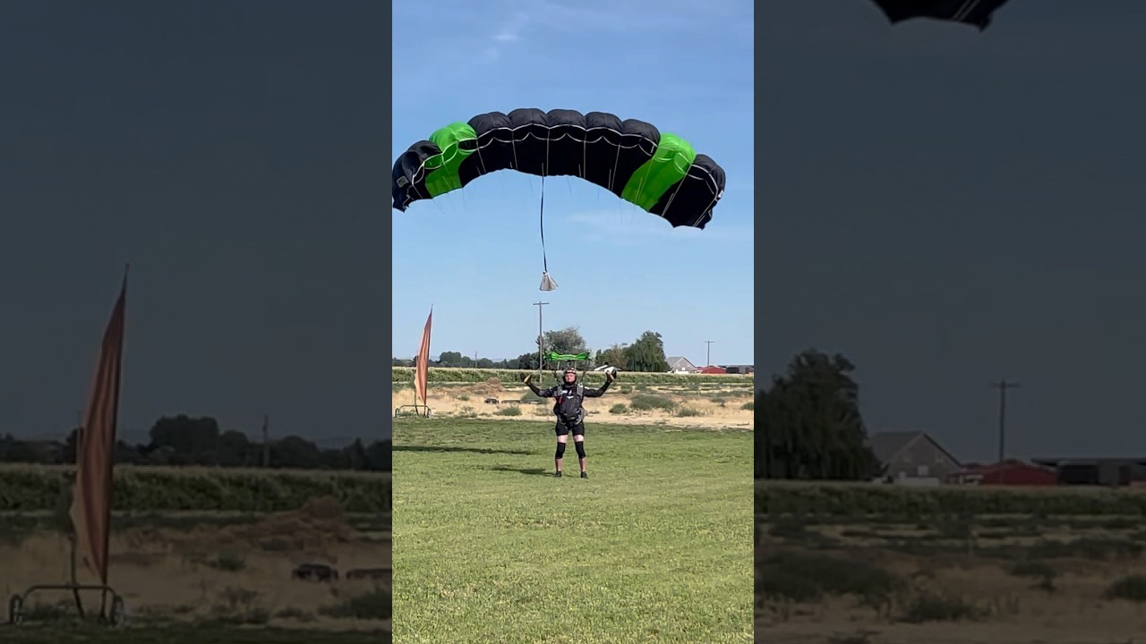Super Hero Landing - My Coach Rob Cooper - Skydive Skydown - Aug 2025