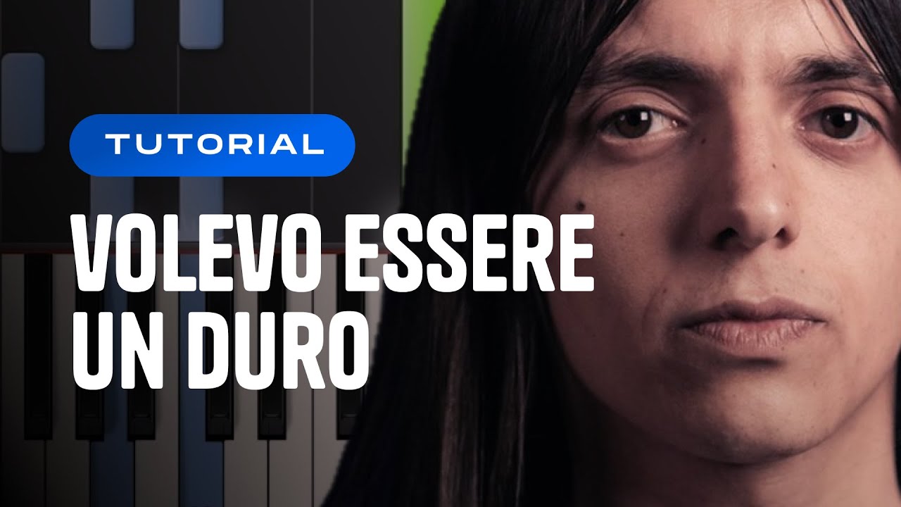 [TUTORIAL] Lucio Corsi | Volevo Essere Un Duro | SANREMO 2025 // Piano Tutorial con Synthesia