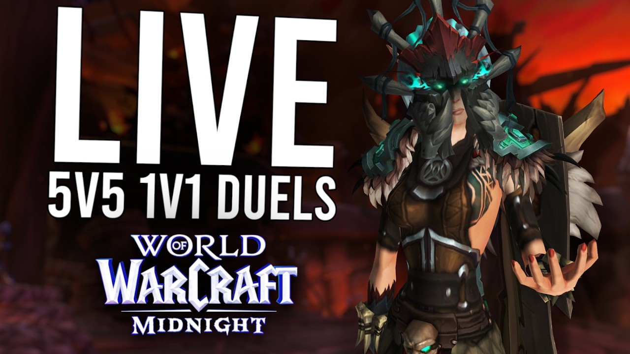 5V5 1V1 DUELS IN MIDNIGHT! BRING ME THE BEST OF EU! - WoW: Midnight 12.0.1 (Livestream)