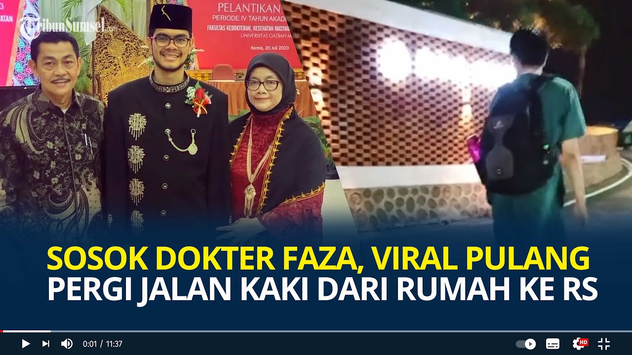 Sosok Dokter Faza, Viral Pulang Pergi Jalan Kaki dari Rumah ke RS, Akui Tak Punya Kendaraan Motor