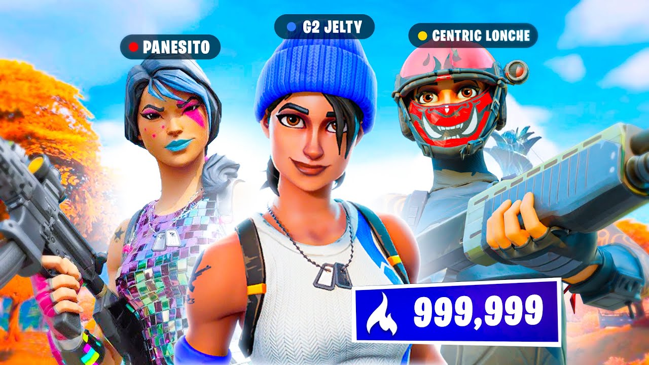 JUEGO FORTNITE CON JELTY Y LONCHE Y PASA ESTO... (INCREIBLE)