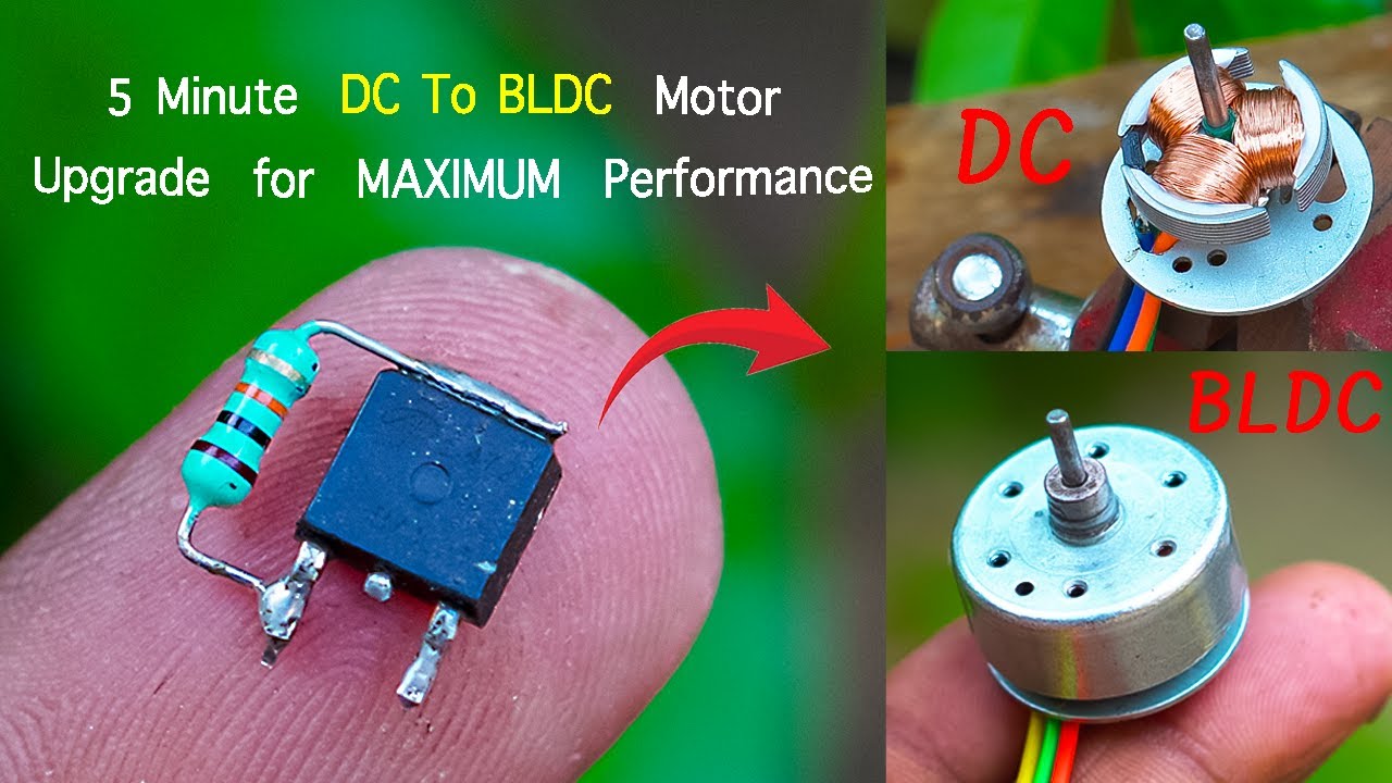 5 Minute DC To BLDC Motor Upgrade for MAXIMUM Performance
