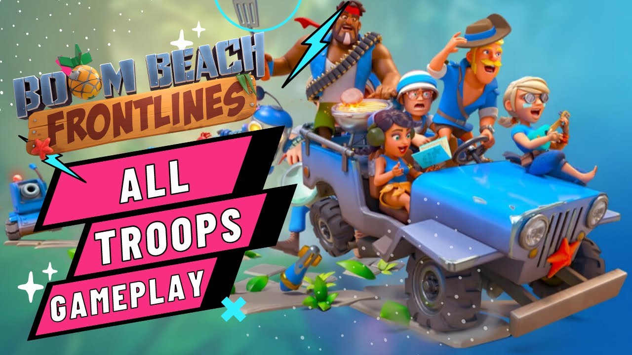 Boom Beach Frontlines All Troops Gameplay