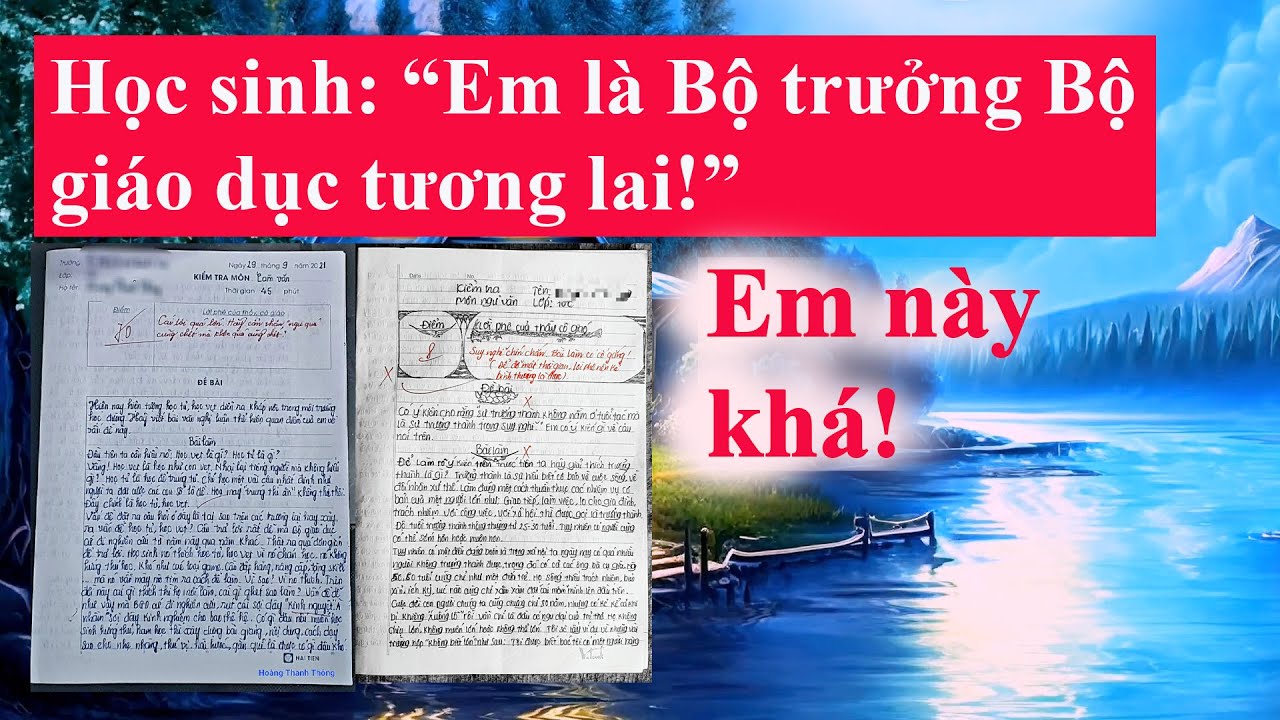 Bài văn hay độc đáo hiếm có của 