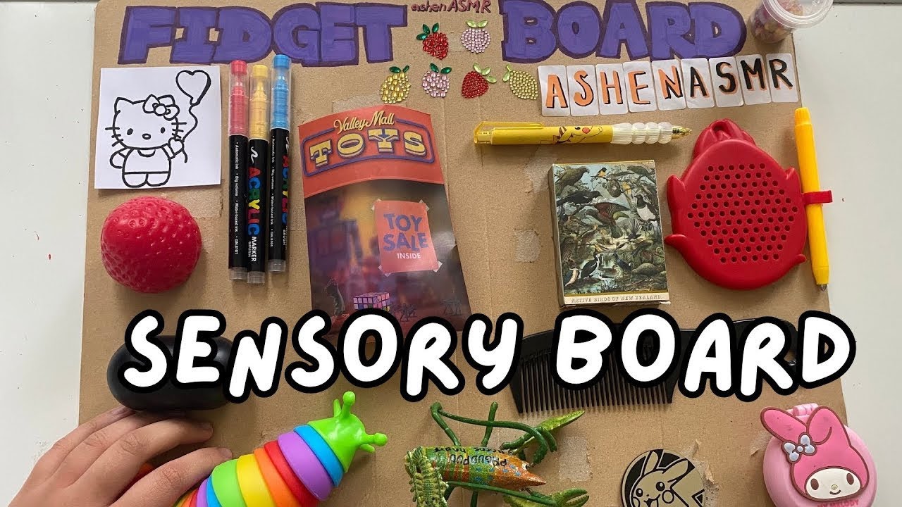 1 hour rating my fidget boards! ASMR compilation