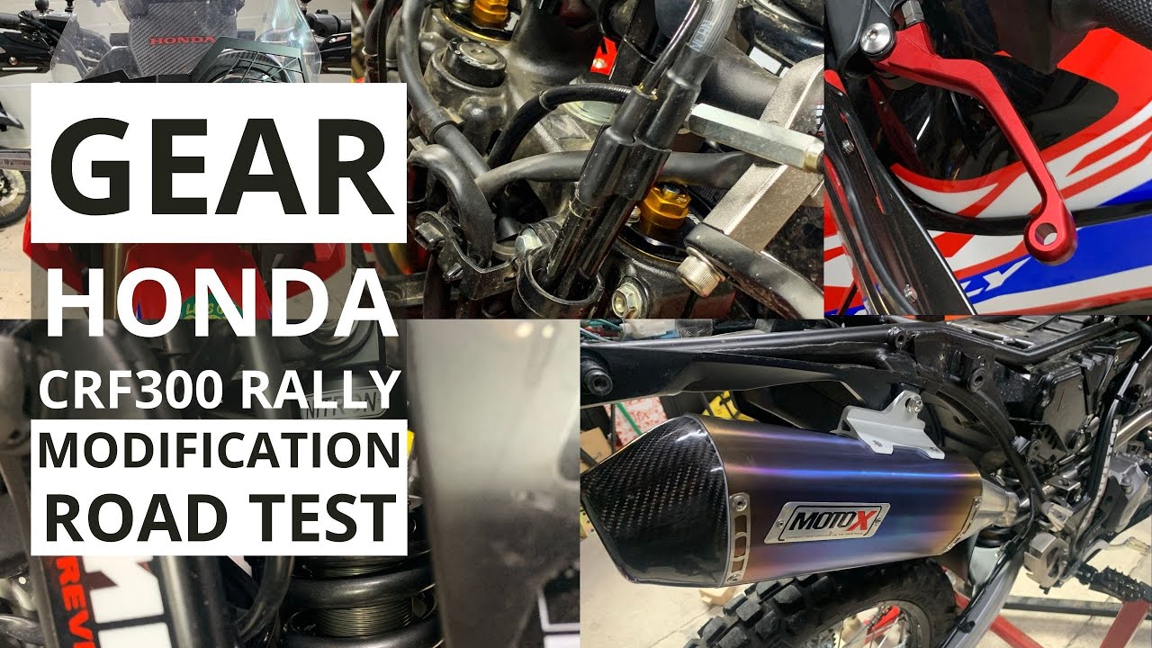 Gear: Honda CRF300 Rally Various Mods Road Test