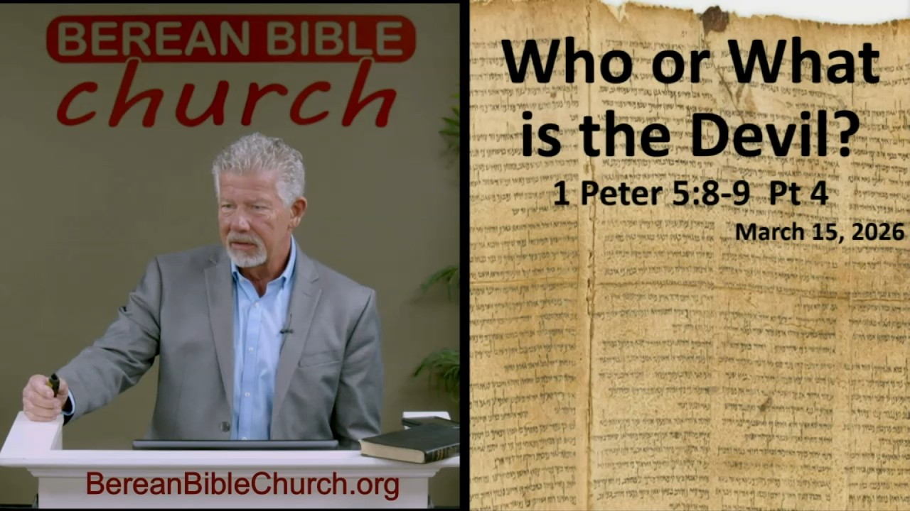 Who or What is The Devil? Pt 4 (1 Peter 5:8-9)