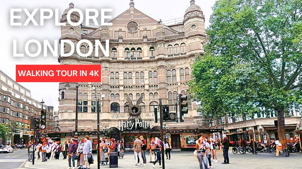I Explore London's Charing Cross Road | Trafalgar Square - 4K Walking Tour