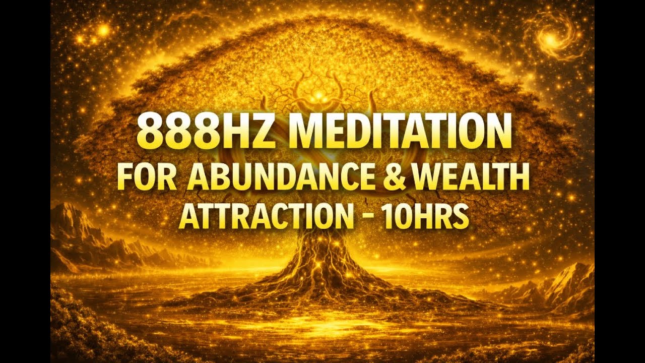 888 Hz Meditation for Abundance & Wealth Attraction - 10hrs