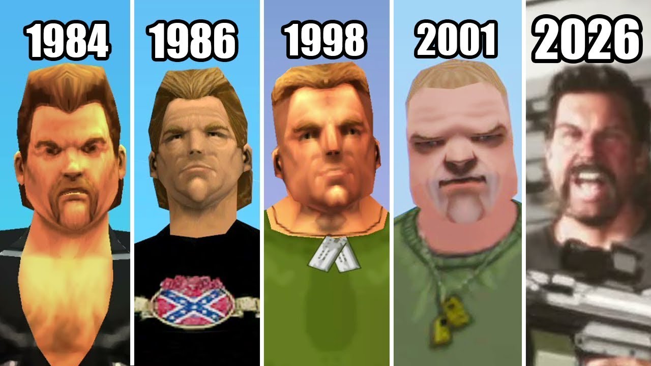 Evolution of PHIL CASSIDY GTA Games (1984 - 2026)