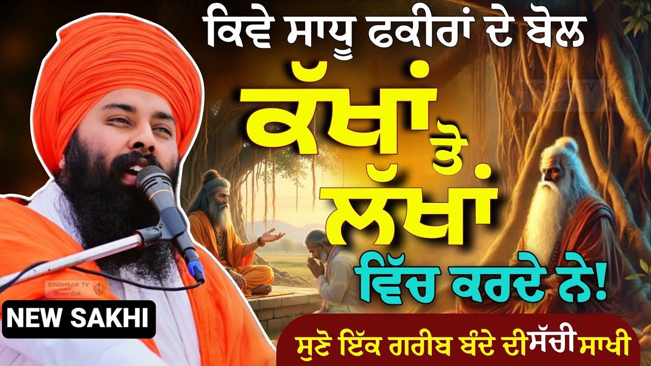ਬਿਰਥੇ  ਨਾ ਜਾਦੇ ਫੱਕਰਾ  ਦੇ ਬੋਲ ਪਿਆਰੇ |new sakhi| Baba Gulab Singh ji Chamkaur Sahib wale | Singhsar Tv