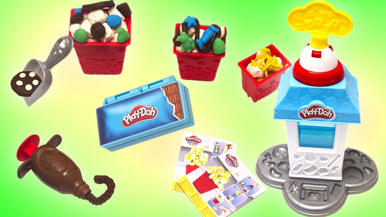 Play Doh POPCORN Partyset Kitchen creations series to have fun