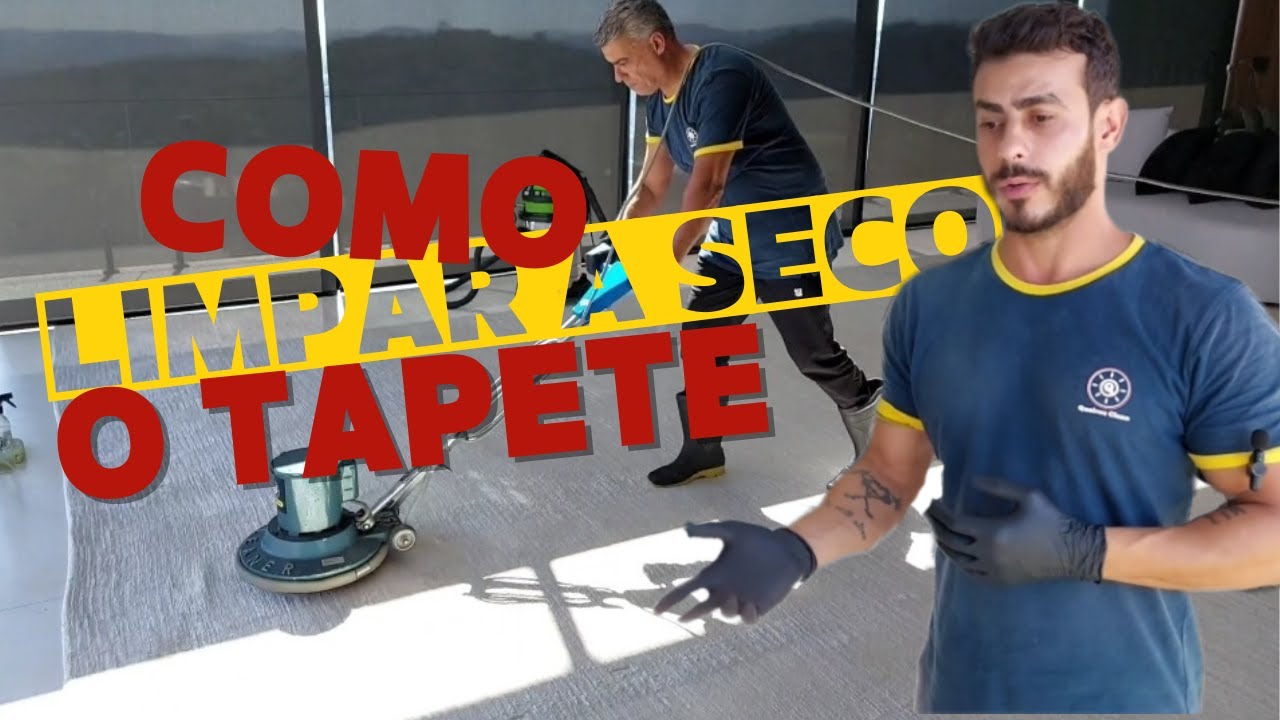 Como lavar tapete - ( lavagem a seco na casa do cliente )
